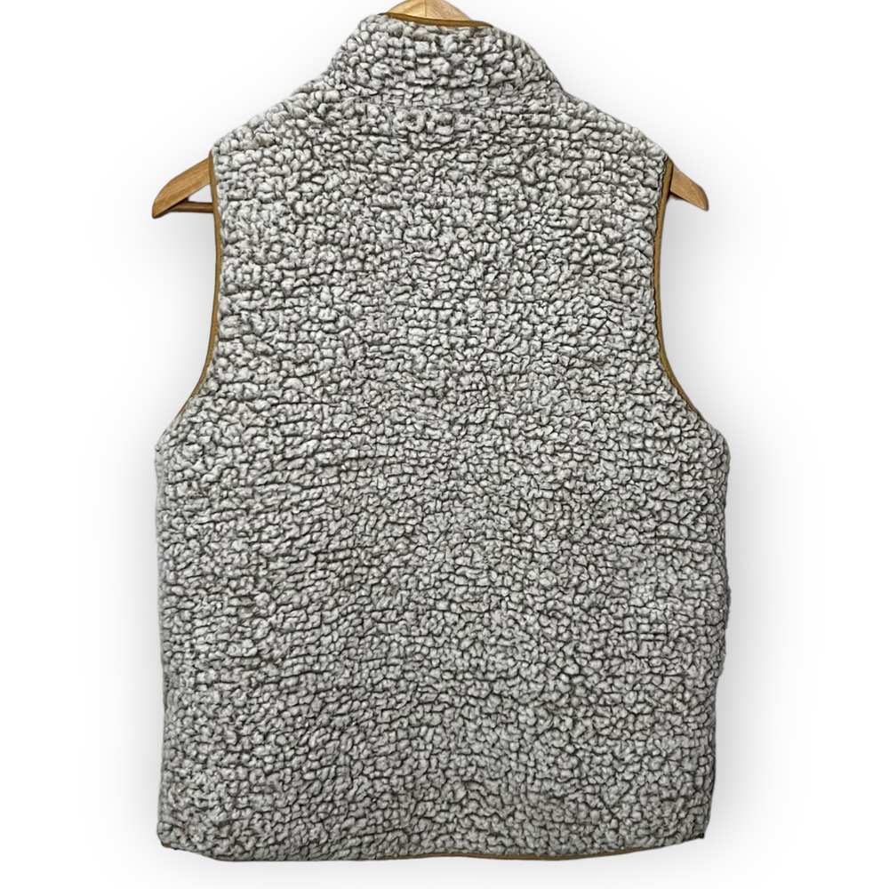 Thread & Supply Women's Tan & Sherpa Reversible Park City Vest Size S - Picture 4 of 12